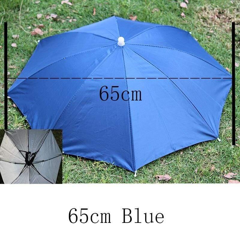 8 Bone 50 CM Anglerkappe Regenschirm Frauen UV Sonnenschein und Regen Regenschirm für Frauen winddicht Kopf Regenschirme Kappen YS0018