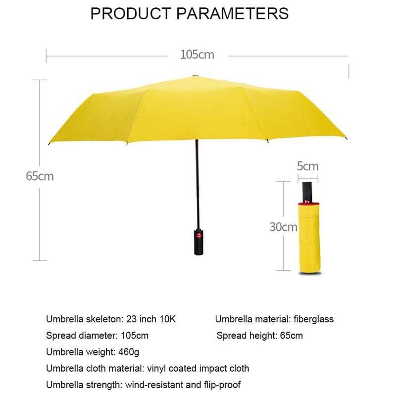 Automatischer Business-Regenschirm Drei faltender Männer Frauen Sonnenschirm Regen Frauen Winddichter Luxus-Regenschirm Männer