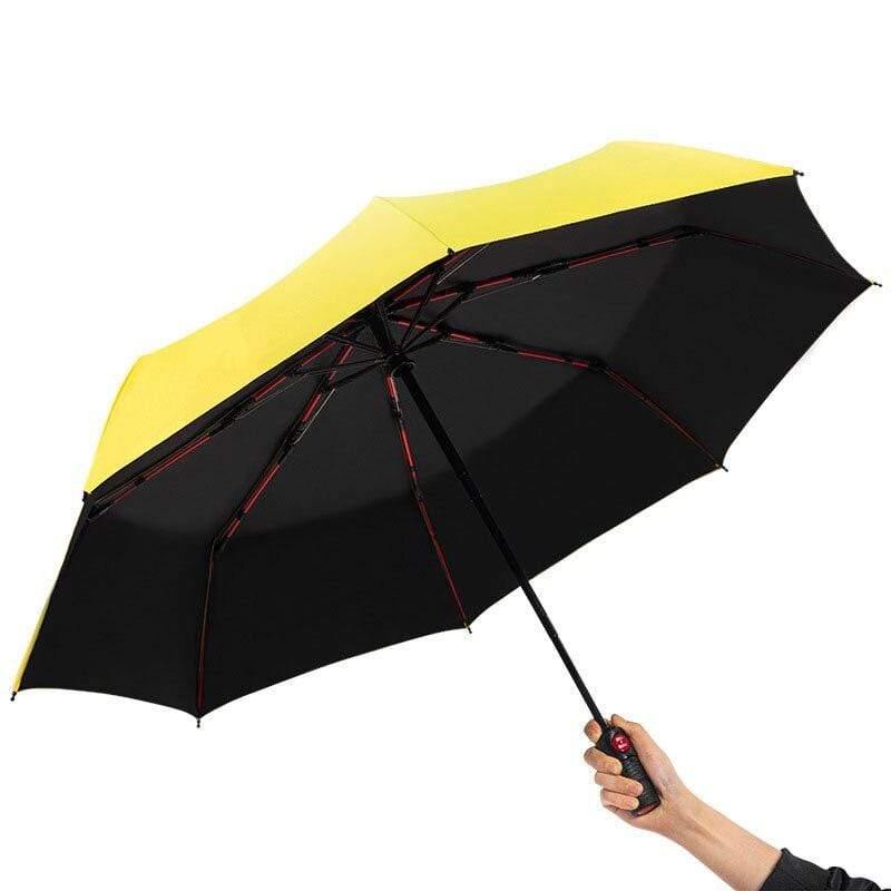 Automatischer Business-Regenschirm Drei faltender Männer Frauen Sonnenschirm Regen Frauen Winddichter Luxus-Regenschirm Männer