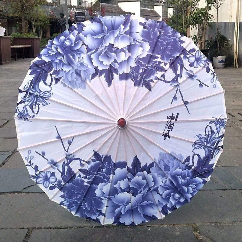 Seiden Damen Regenschirm Japanische Kirschblüten Seide Antiker Tanz Regenschirm Dekorativ Regenschirm Chinesischer Stil Ölpapier Regenschirm
