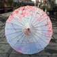 Seiden Damen Regenschirm Japanische Kirschblüten Seide Antiker Tanz Regenschirm Dekorativ Regenschirm Chinesischer Stil Ölpapier Regenschirm