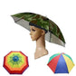 Digitale Camouflage Angel Wander Cap Regenschirm Regen Frauen UV Regenschirm für Damen Outdoor Falt Kopf Regenschirme YS0017
