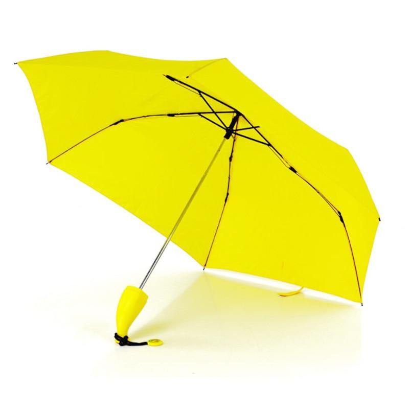 Mode Mini Bananenschirm Parasol Regnerisch Kreativ Obst Faltregenschirme Für Frauen Männer UV Winddichte Regenschirme YD200027