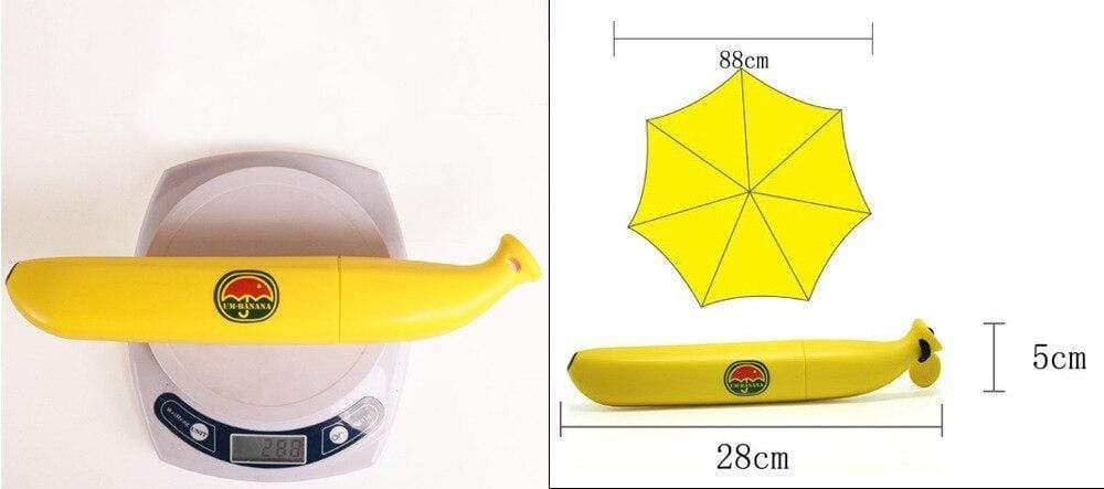 Mode Mini Bananenschirm Parasol Regnerisch Kreativ Obst Faltregenschirme Für Frauen Männer UV Winddichte Regenschirme YD200027