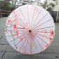Seiden Damen Regenschirm Japanische Kirschblüten Seide Antiker Tanz Regenschirm Dekorativ Regenschirm Chinesischer Stil Ölpapier Regenschirm