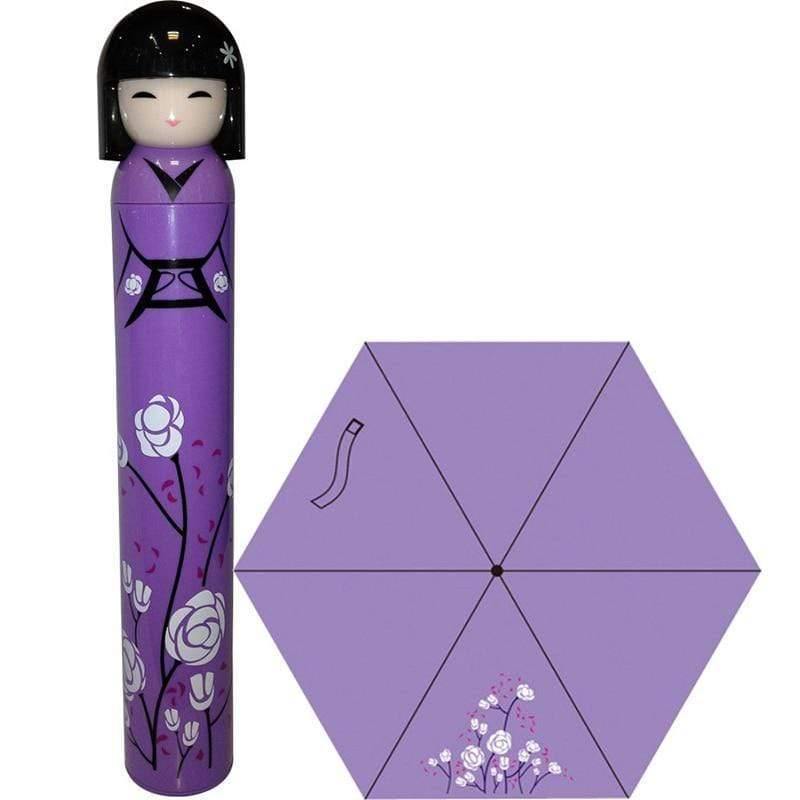 Japanische Kimono Puppe Faltbare Weinflasche Regenschirm Kreativer UV Mini Regenschirm für Damen Designer Geschenke Schirme YS396