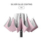 Regenschirm Frauen Regenfest Winddicht Reflektierender Regenschirm Regen Frauen Anti-UV Regenschirme Pink Drei-Faltende Automatische Regenschirme