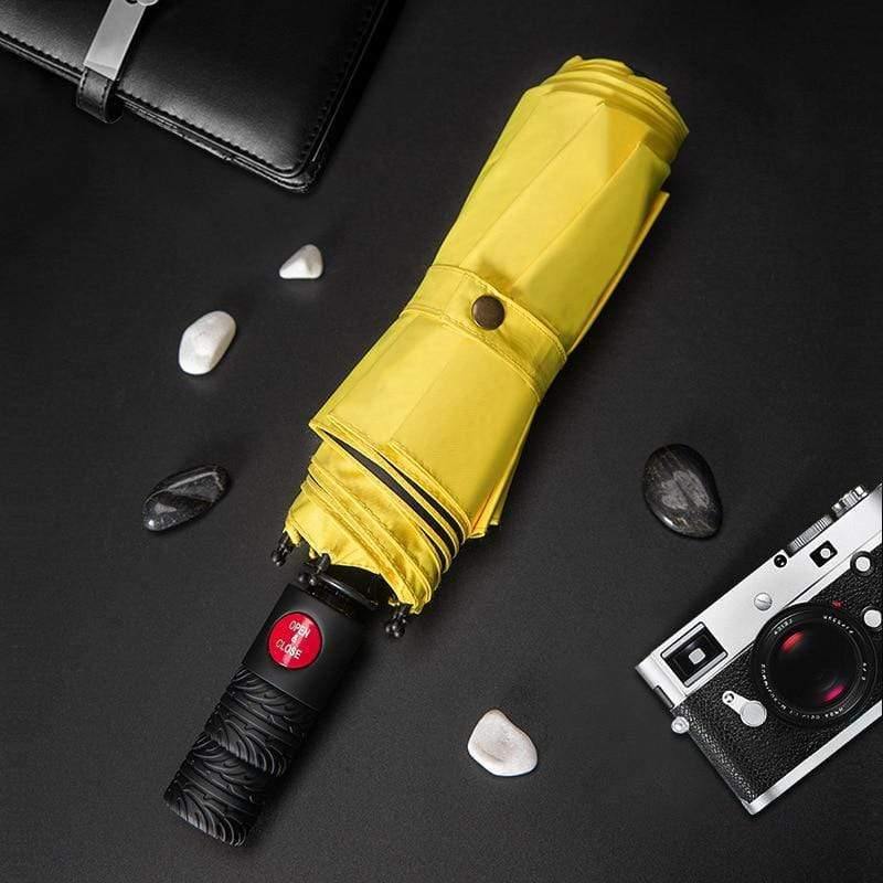 Automatischer Business-Regenschirm Drei faltender Männer Frauen Sonnenschirm Regen Frauen Winddichter Luxus-Regenschirm Männer
