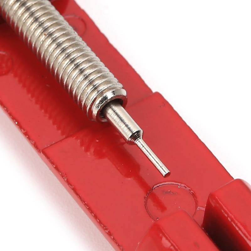 1 PC Metal Adjustable Watch Strap Bracelet Link Pin Remover Repair Tool Set Red (Red)