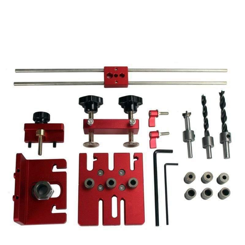 Doweling Jig Holzverarbeitung 3 In 1 Loch Bohrer Punch Positionierer Führungsortungsgerät Für Möbel Schnelle Verbindung Holzverarbeitung DIY Werkzeuge