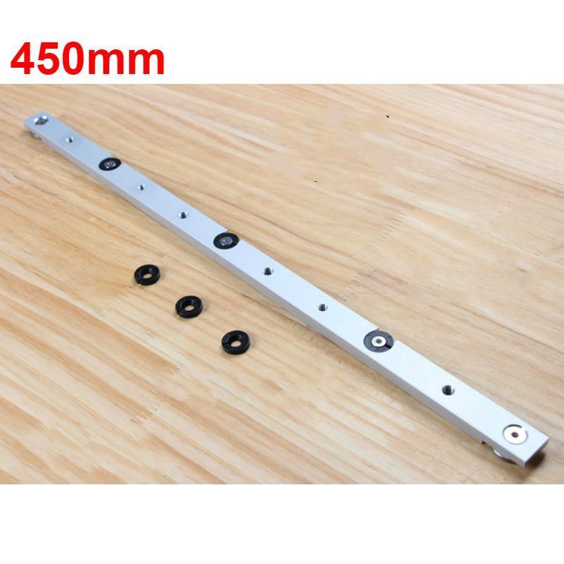Aluminum alloy T-slots miter track and miter bar slider table saw miter gauge rod woodworking tool durable in application