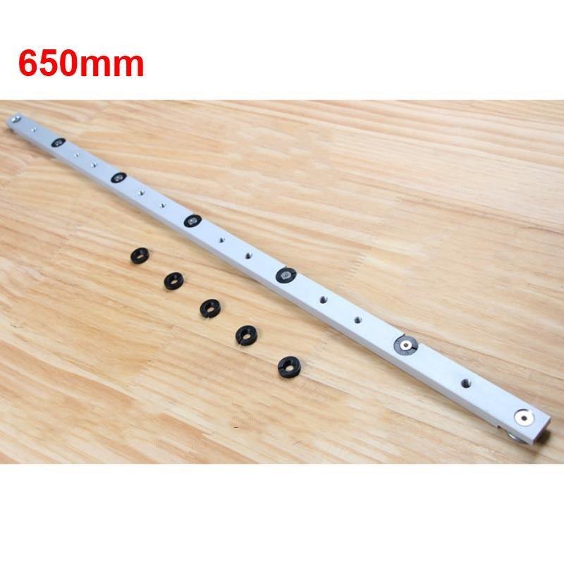Aluminum alloy T-slots miter track and miter bar slider table saw miter gauge rod woodworking tool durable in application