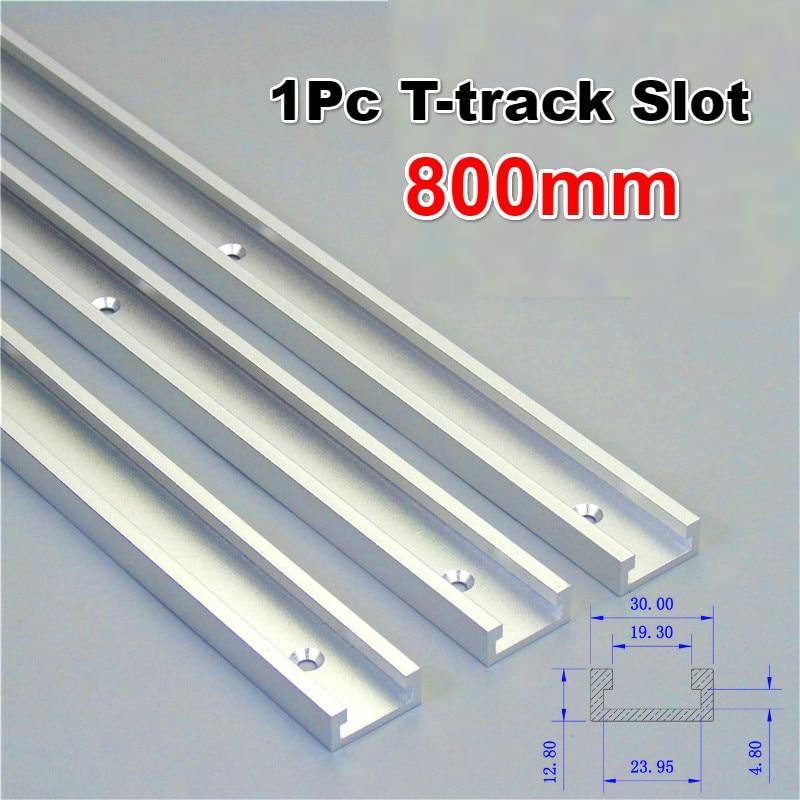 Aluminum alloy T-slots miter track and miter bar slider table saw miter gauge rod woodworking tool durable in application