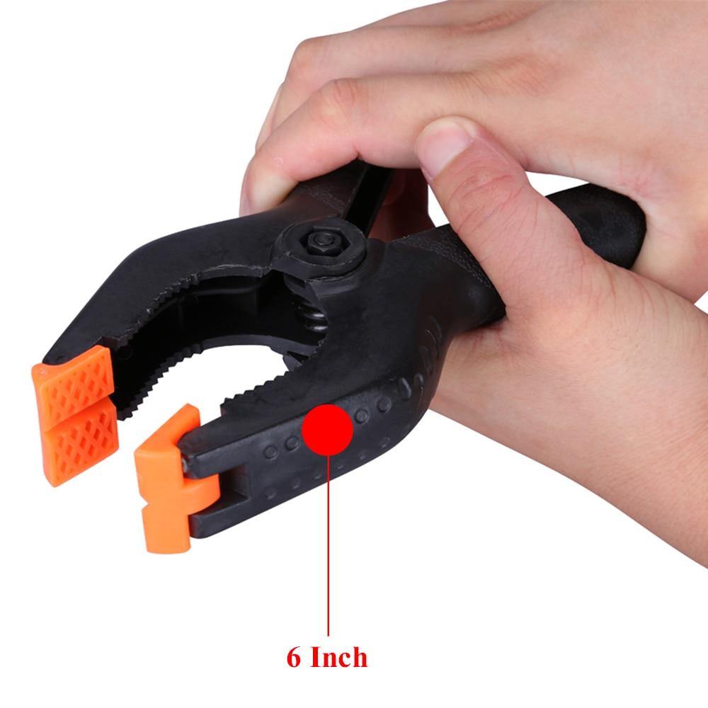2/3/4/6/9 Inch Wood Tools Plastic Spring Clip Clamping Sleeves For Woodworking Carpentry Pliers Tools Tools