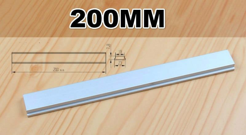 Aluminium T-slot rail M6 M8 sliding plate for T-slot T-rail miter track fixing slot woodworking tool router table tools