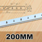 Aluminium T-slot rail M6 M8 sliding plate for T-slot T-rail miter track fixing slot woodworking tool router table tools