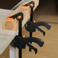 20 pieces 4 inch clip quick ratchet release speed squeeze woodworking work beam F-clamp clip kit spacer gadget tools DIY hand tool