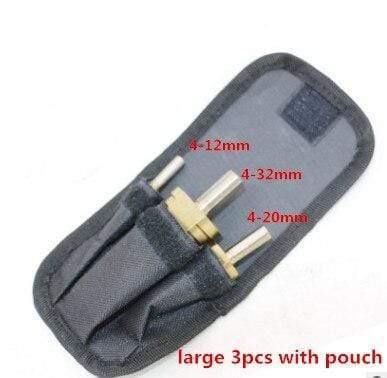 Multi-sizes HSS steel titanium step drill bits 3-12/4-12/4-20/4-32mm step cone cutting tools steel wood metal drilling