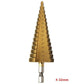 Multi-sizes HSS steel titanium step drill bits 3-12/4-12/4-20/4-32mm step cone cutting tools steel wood metal drilling