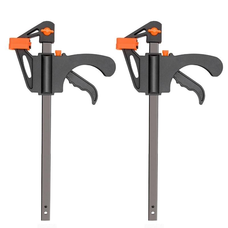 20 pieces 4 inch clip quick ratchet release speed squeeze woodworking work beam F-clamp clip kit spacer gadget tools DIY hand tool
