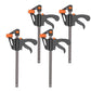 20 pieces 4 inch clip quick ratchet release speed squeeze woodworking work beam F-clamp clip kit spacer gadget tools DIY hand tool