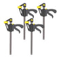 AI-ROAD 2/3/4/5/8Pcs New Woodworking Clamp Bar F Clip 4 Inch Hard Grip Quick Ratchet Woodworking DIY Tool Carpenter Set