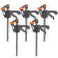 20 pieces 4 inch clip quick ratchet release speed squeeze woodworking work beam F-clamp clip kit spacer gadget tools DIY hand tool