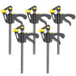 AI-ROAD 2/3/4/5/8Pcs New Woodworking Clamp Bar F Clip 4 Inch Hard Grip Quick Ratchet Woodworking DIY Tool Carpenter Set