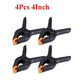 2/3/4/6/9 Inch Wood Tools Plastic Spring Clip Clamping Sleeves For Woodworking Carpentry Pliers Tools Tools