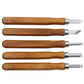 5 pieces/lot wood carving chisel knives for basic woodcut DIY tools and detailed woodwork chisels hand tools