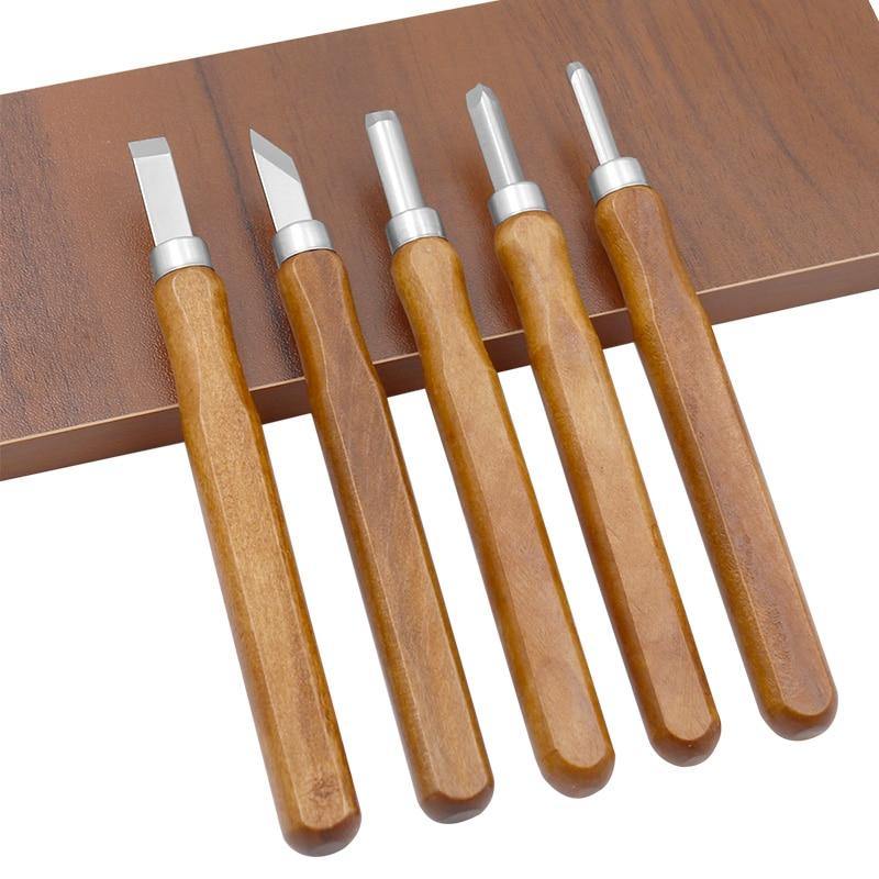 5 pieces/lot wood carving chisel knives for basic woodcut DIY tools and detailed woodwork chisels hand tools