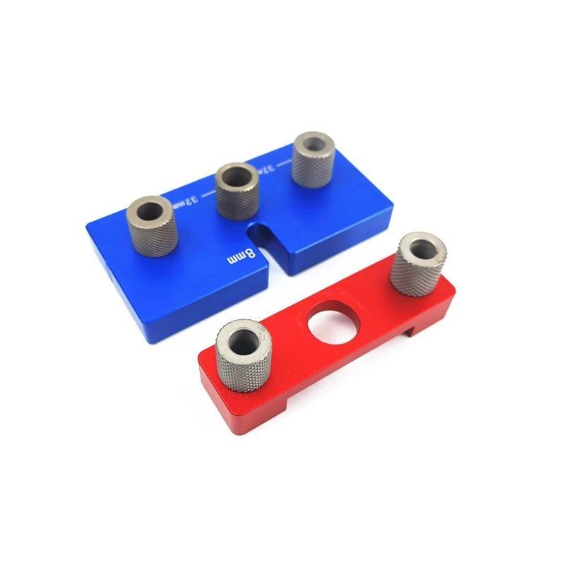 Pocket Hole Jig Kit Doweling Jig Wood Vertical Drilling Removable Locator for Furniture Connecting Hole Cutter Carpentry Tools