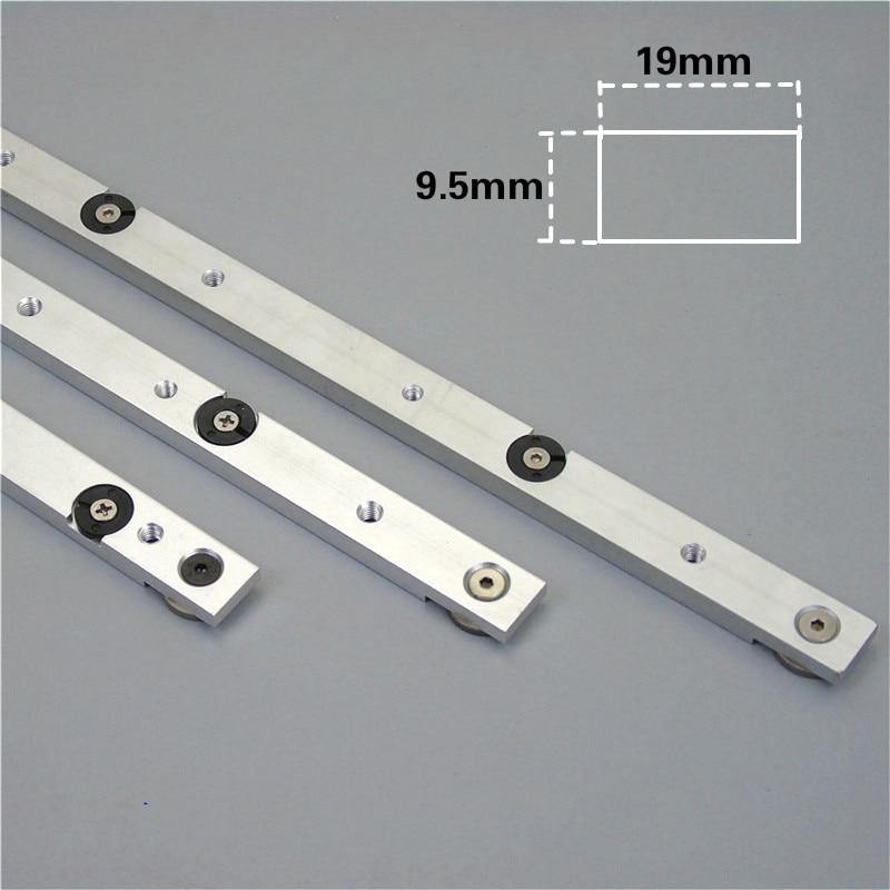 Aluminum alloy T-slots miter track and miter bar slider table saw miter gauge rod woodworking tool durable in application