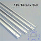 Aluminum alloy T-slots miter track and miter bar slider table saw miter gauge rod woodworking tool durable in application