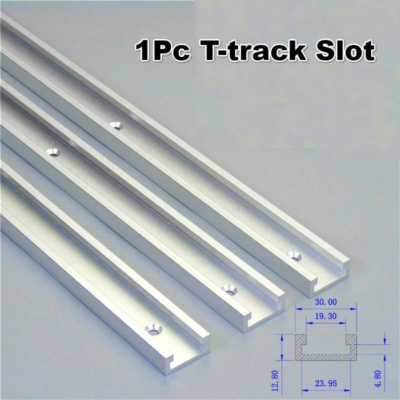 Aluminum alloy T-slots miter track and miter bar slider table saw miter gauge rod woodworking tool durable in application