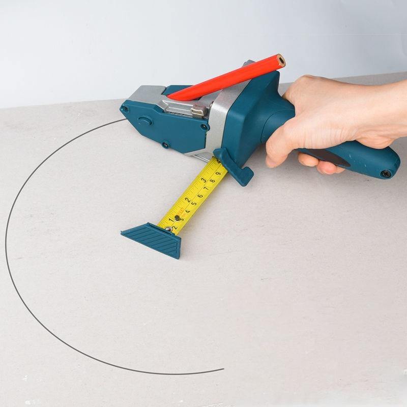 Drywall Cutting Tool Dry Construction Cutting Artifact Tool with Scale Carpentry Scribe Carpentry Cutting Board Tools