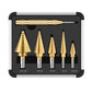 Multi-sizes HSS steel titanium step drill bits 3-12/4-12/4-20/4-32mm step cone cutting tools steel wood metal drilling