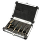 Multi-sizes HSS steel titanium step drill bits 3-12/4-12/4-20/4-32mm step cone cutting tools steel wood metal drilling