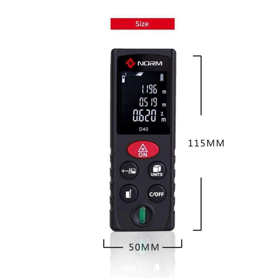 Norm D Series Laser Distance Meter 40M 60M 80M 100M Laser Rangefinder Laser Rangefinder Laser Measuring Device