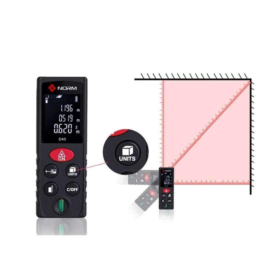 Norm D Series Laser Distance Meter 40M 60M 80M 100M Laser Rangefinder Laser Rangefinder Laser Measuring Device