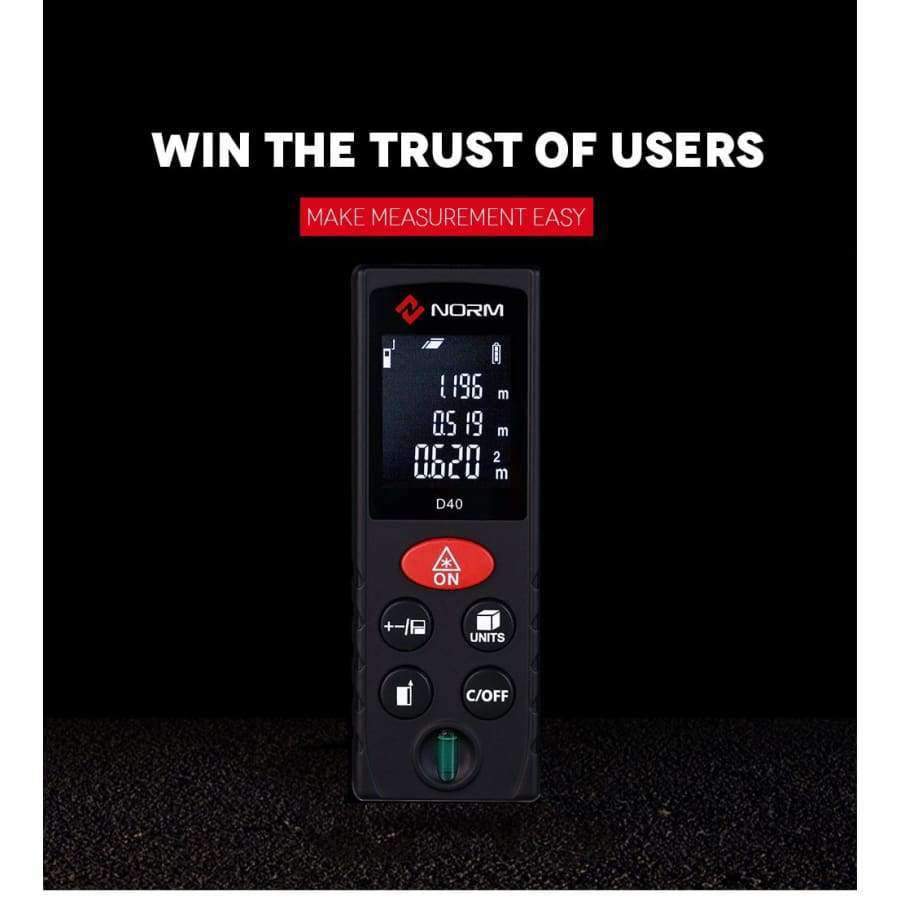 Norm D Series Laser Distance Meter 40M 60M 80M 100M Laser Rangefinder Laser Rangefinder Laser Measuring Device