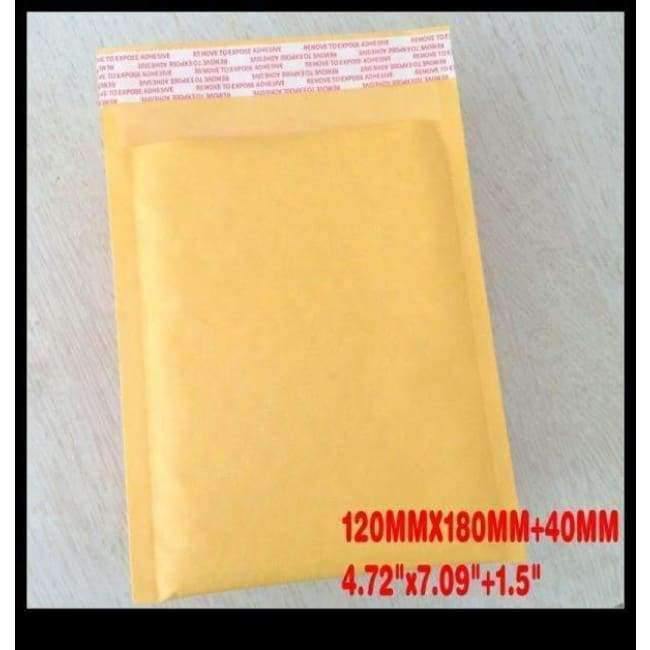 100 Stück/Los 4,7*7,09" [120mmx180mm] KRAFT BUBBLE MAILERS POLSTERUMHÜLLUNG ENVELOPE TASCHE VERSANDBEDARF