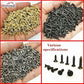 100 Stück/Pack M2 M2.5 M3 Stahl Mini Mikro Klein Phillips Flachkopf Kreuz Rund Pfanne Kopf Selbstschneidende Schrauben Holz Möbel Schrauben