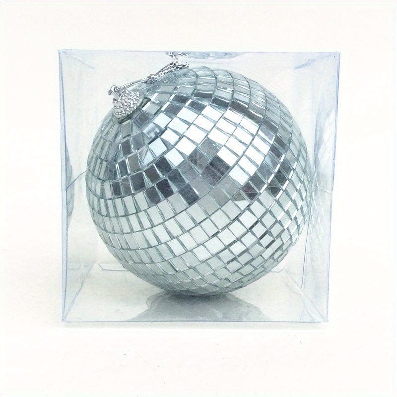 1 Stück, Glas Spiegelreflektierende Disco Ball Weihnachtsball Bar Fotografie Requisiten Hochzeit Backen Kuchen Dekoration Dekoration