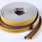 10M D/E/P Typ Self-Adhesive Sealing Strips Windproof Soundproof Window Door Seal Tape Anti-Collision Rubber Strips Tools