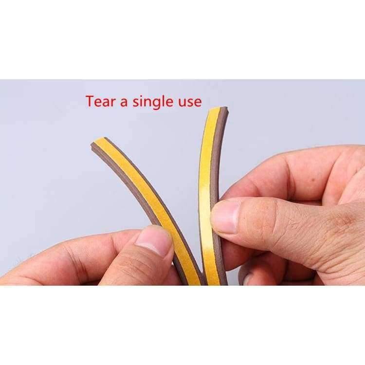 10M D/E/P Typ Self-Adhesive Sealing Strips Windproof Soundproof Window Door Seal Tape Anti-Collision Rubber Strips Tools