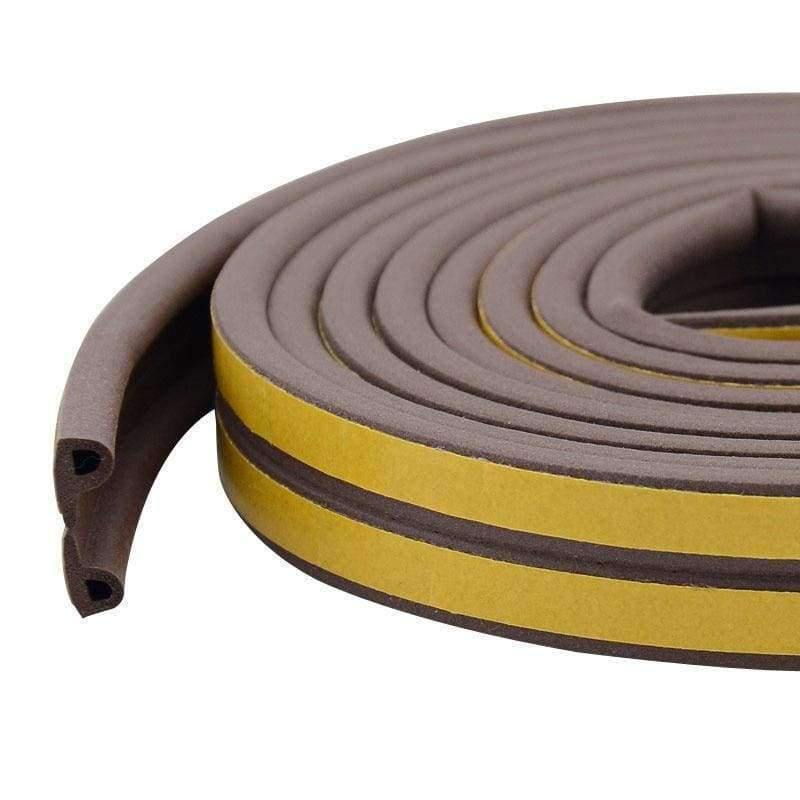 10M D/E/P Typ Self-Adhesive Sealing Strips Windproof Soundproof Window Door Seal Tape Anti-Collision Rubber Strips Tools