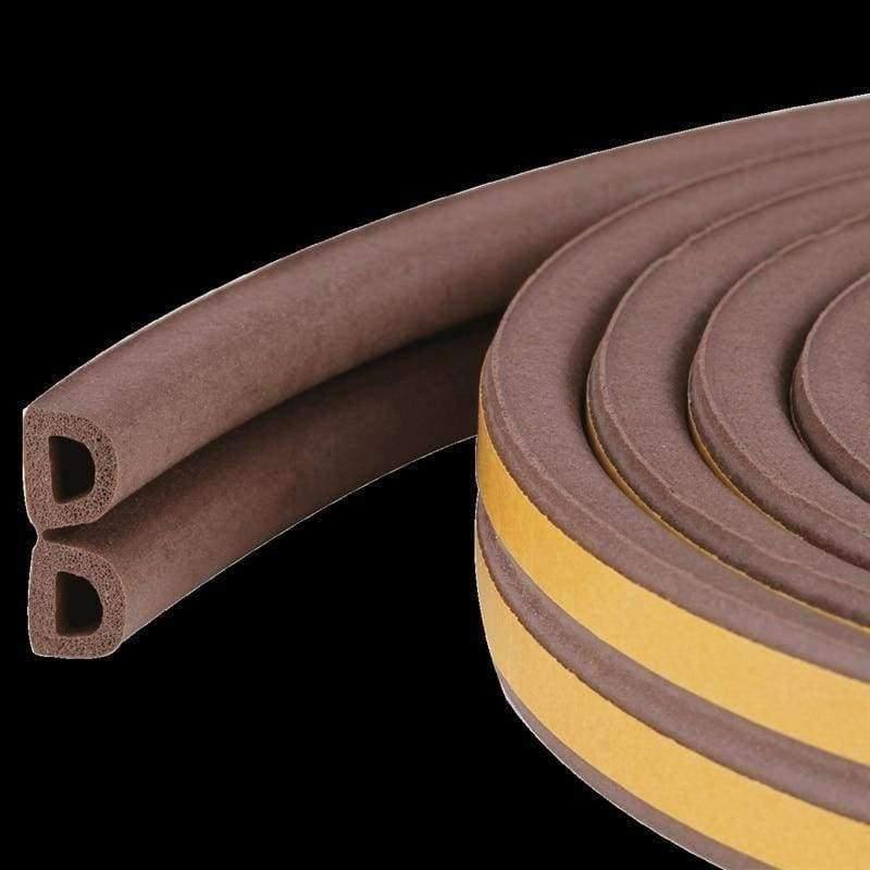 10M D/E/P Typ Self-Adhesive Sealing Strips Windproof Soundproof Window Door Seal Tape Anti-Collision Rubber Strips Tools