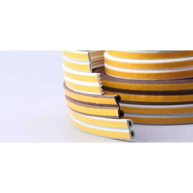10M D/E/P Typ Self-Adhesive Sealing Strips Windproof Soundproof Window Door Seal Tape Anti-Collision Rubber Strips Tools