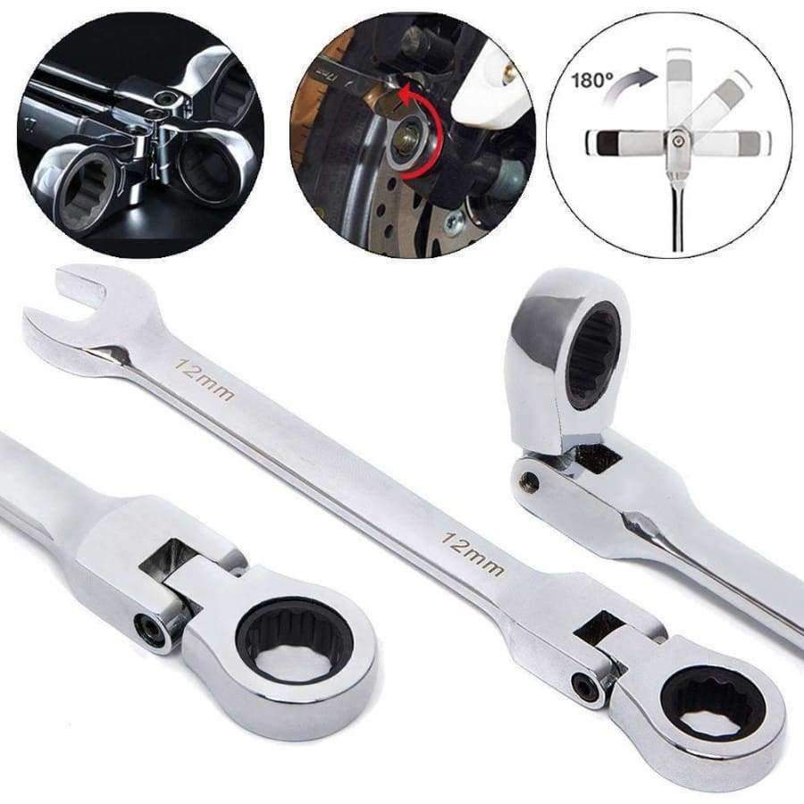 FEITA 8-13mm Wrench Set Torque Flexible Open End Bicycle Wrench Auto Repair Hand Tools (1PC & 6PCS/Set)